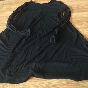 🔥$5 flash sale🔥black long sleeve swing dress